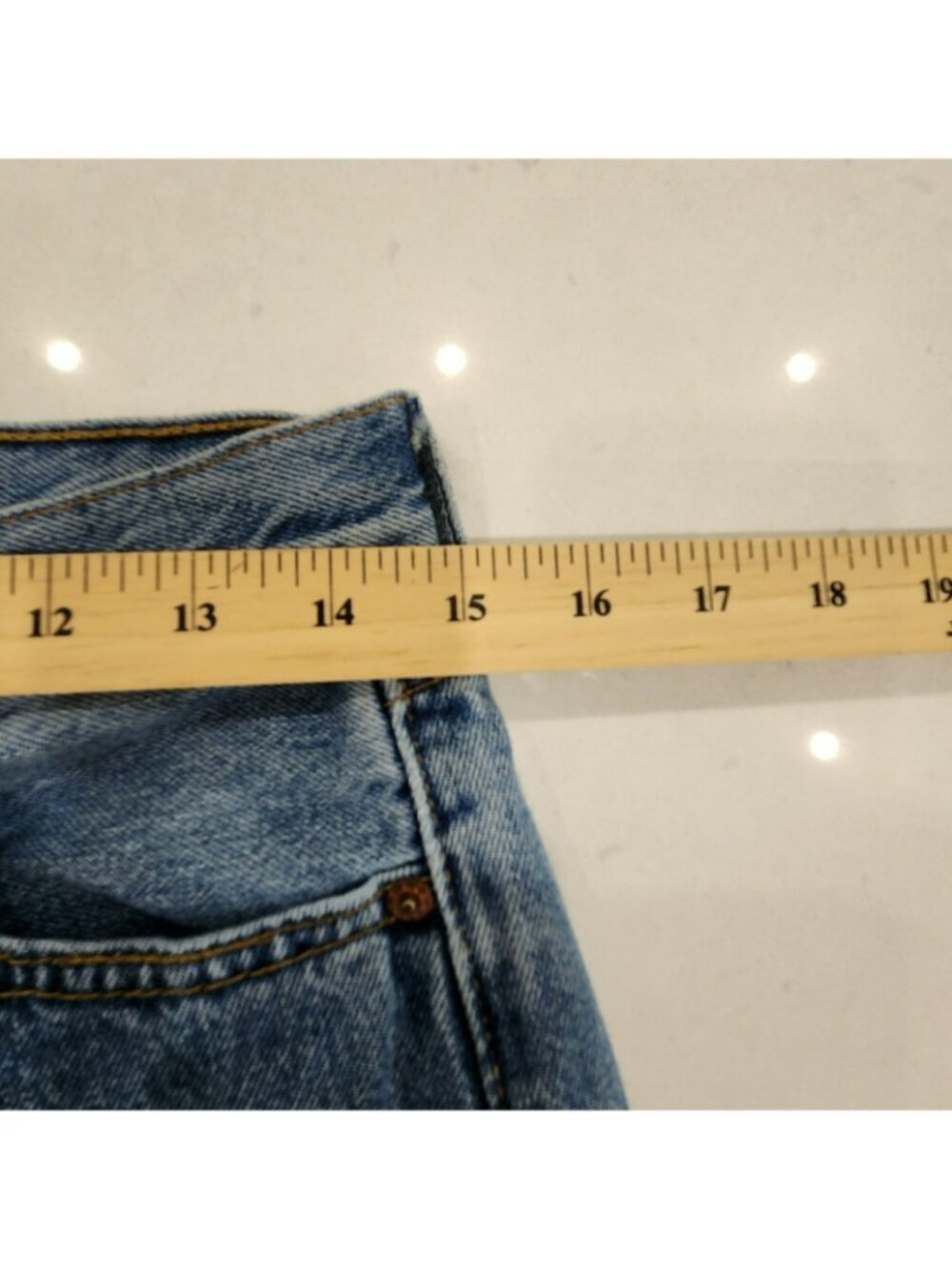 Vintage 90s Levi's 501xx Jeans Men's 30x34 Made In Canada Blue Straight Leg 1993 - Picture 10 of 14